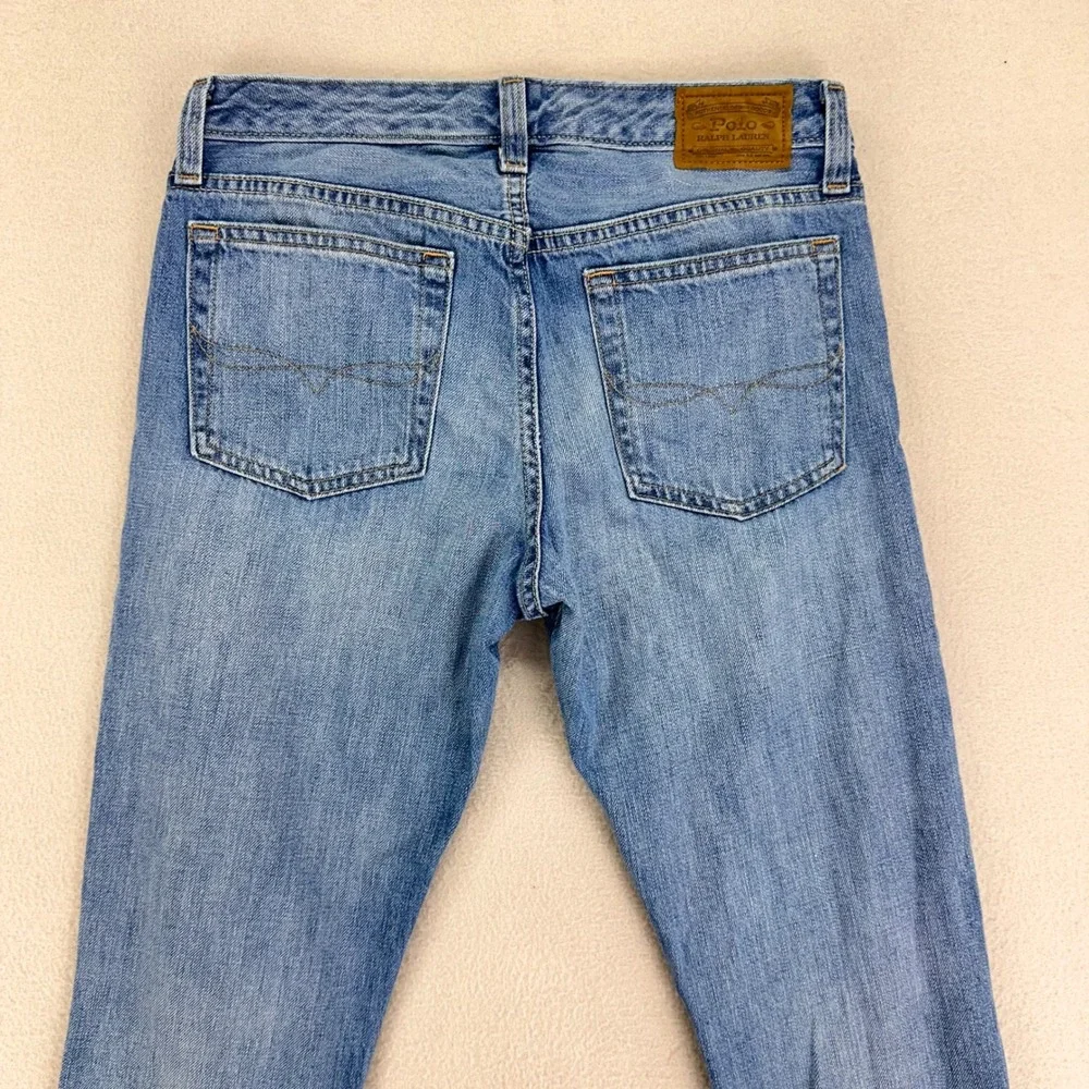 Polo Ralph‎ Lauren Slim Fit Boyfriend Jeans Youth 14 Blue Selvedge Straight Leg